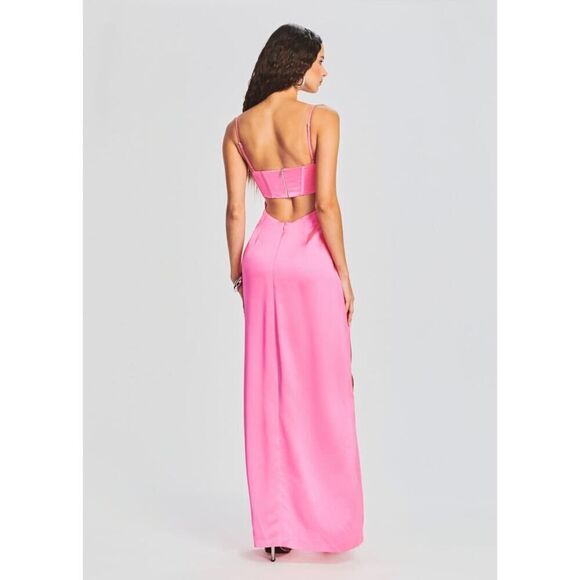 Retrofete ROSA CORSET DRESS Hyper Pink Small - Picture 4 of 11